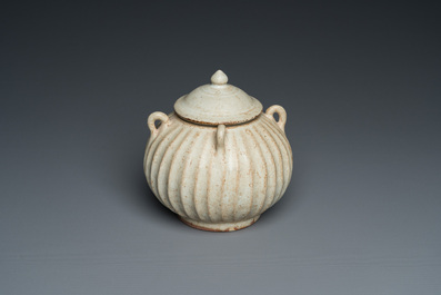 A large collection of Vietnamese blue and white covered boxes and other shipwreck porcelain, 12th C. and later