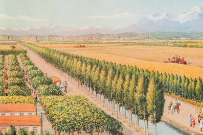 Huit affiches de propagande de la R&eacute;volution Culturelle