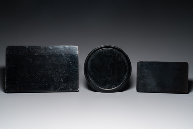 Eleven Chinese Cultural Revolution lacquer wares