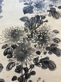 Tan Sitong 譚嗣同 (1865-1898): &lsquo;Chrysanten&rsquo;, inkt op papier, gedateerd september 1896