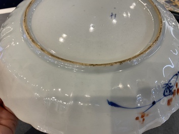 A Chinese famille verte armorial 'provinces' dish with the arms of Namur, Kangxi/Yongzheng