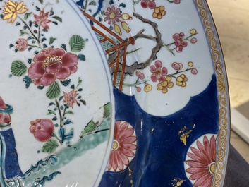 A Chinese famille rose 'Lan Caihe' dish, Yongzheng