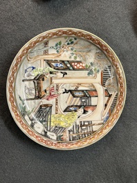 A fine Chinese famille rose cup and saucer, Yongzheng
