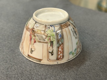 A fine Chinese famille rose cup and saucer, Yongzheng