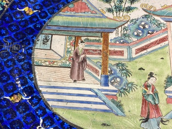 Belle collection de bols et de coupes en &eacute;maux de Canton, Chine, Qianlong et post&eacute;rieur