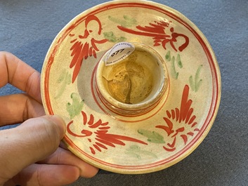 A Chinese Cizhou cup stand, Jin/Yuan