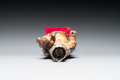 Une Vierge &agrave; l'Enfant en bois sculpt&eacute; et polychrom&eacute; dite 'Poup&eacute;e de Malines', Flandres, 1er quart du 16&egrave;me