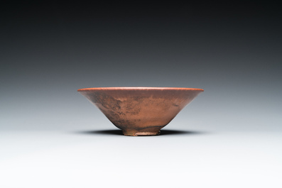 Un vase de type Jizhou, un bol Jian et un vase &agrave; fond jaune, Chine, Song et post&eacute;rieur