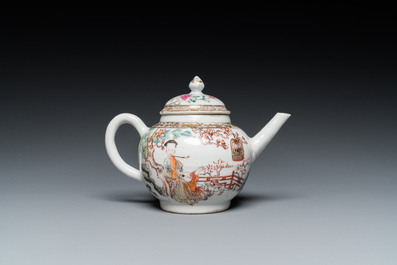 Th&eacute;i&egrave;re couverte en porcelaine de Chine famille rose, Yongzheng