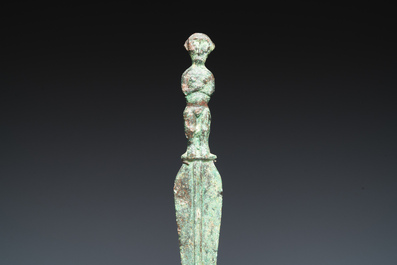 A Chinese inscribed bronze sword, Warring States Period or Han, ca. 3rd C. b.C.