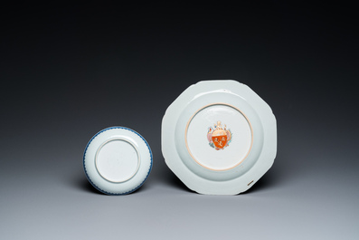 Een diverse collectie Chinees export porselein, Qianlong