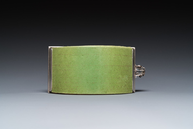 A Chinese or Vietnamese silver blotter, 19th C.