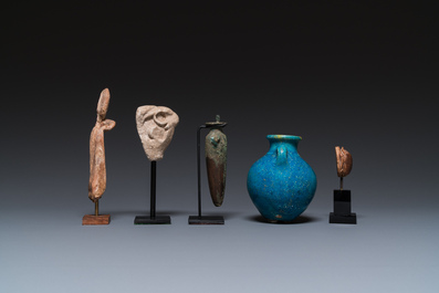 Cinq sujets divers, Egypte, Nouvel Empire &agrave; Basse &eacute;poque