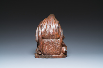 A French walnut Piet&agrave;, Burgundy, 16th C.