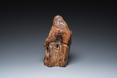 Vierge de Piti&eacute; en bois d'olive sculpt&eacute; et polychrom&eacute;, Portugal, 16&egrave;me