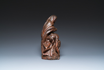 A French walnut Piet&agrave;, Burgundy, 16th C.