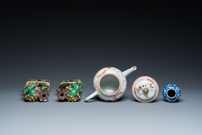 Een diverse collectie Chinees porselein, Kangxi/Qianlong