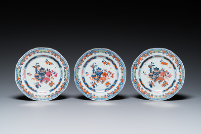 Een diverse collectie Chinees porselein, Kangxi/Qianlong
