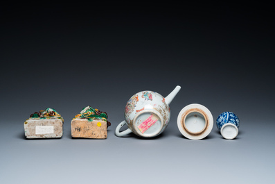 Een diverse collectie Chinees porselein, Kangxi/Qianlong