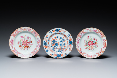 Een diverse collectie Chinees porselein, Kangxi/Qianlong