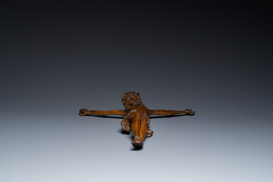 A Flemish carved oak Corpus Christi, 16th C.