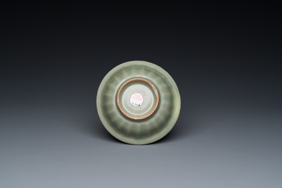 Six Chinese celadon- and qingbai-glazed wares, Song and later