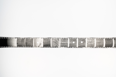 Sixteen Chinese glass negatives and three rolls of film with mostly temple views from China and Angkor, 19/20th C.
