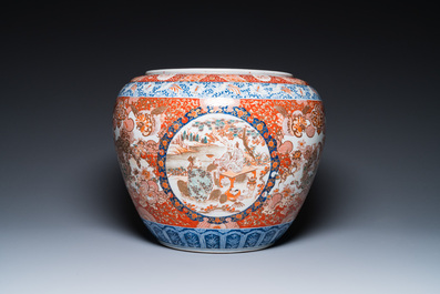 Een Japanse Imari vissenkom, Meiji, 19e eeuw