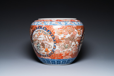 Een Japanse Imari vissenkom, Meiji, 19e eeuw