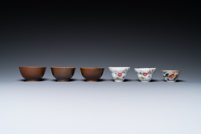 Een diverse collectie Chinees porselein, Kangxi/Qianlong
