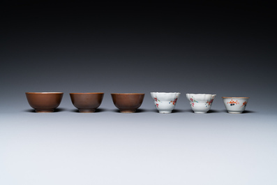 Een diverse collectie Chinees porselein, Kangxi/Qianlong