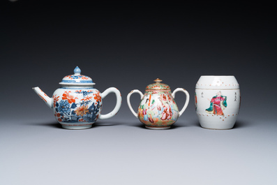 Een diverse collectie Chinees en Japans porselein, Qianlong en later