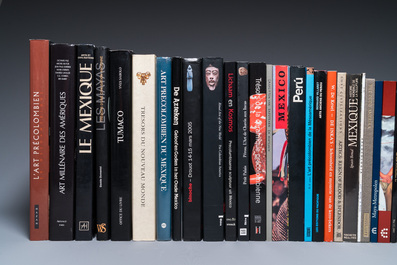 Belle collection d'ouvrages de r&eacute;f&eacute;rence sur l'art pr&eacute;colombien