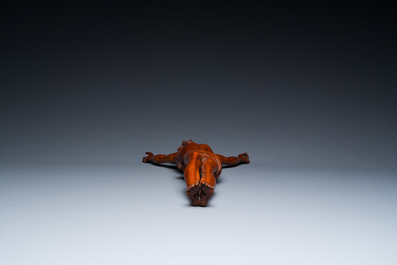 Christ en buis sculpt&eacute;, Flandre, 17&egrave;me