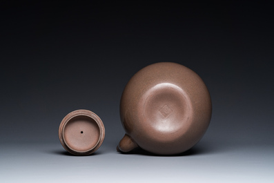 Th&eacute;i&egrave;re couverte en gr&egrave;s de Yixing poli pour le march&eacute; thai, Chine, 19&egrave;me