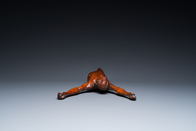 Christ en buis sculpt&eacute;, Flandre, 17&egrave;me