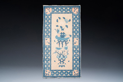 A large Chinese 'antiquities' rug, 19th C.