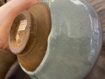 A Chinese junyao bowl, Song or later