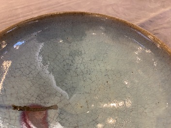 A Chinese junyao bowl, Song or later