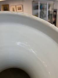 A Chinese famille rose Yongzheng-style vase, 20th C.