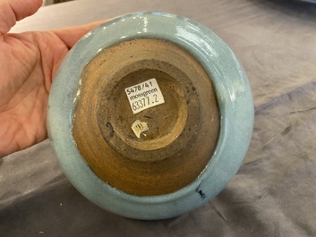 A Chinese junyao bowl, Song or later