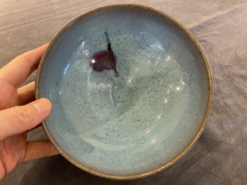A Chinese junyao bowl, Song or later