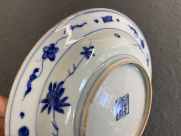 A rare Chinese Kinrande plate, Fu Gui Jia Qi 富贵佳器 mark, Wanli