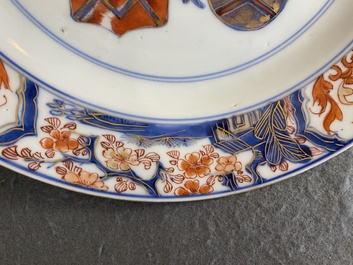 Een Chinees Imari-stijl wapenbord, Kangxi