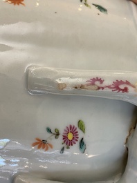 Een paar Chinese famille rose wijnkoelers, Qianlong