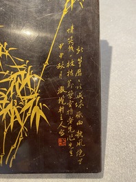 Chinese school: An album of twelve paintings with signatures of celebrities, a.o. Zhao Shaoang 趙少昂, ink and colour on paper, dated 1944