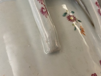 Een paar Chinese famille rose wijnkoelers, Qianlong