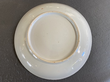 A Chinese famille verte &lsquo;narrative subject&rsquo; dish, Kangxi