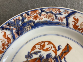 Een Chinees Imari-stijl wapenbord, Kangxi