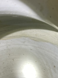 Paire de vases en porcelaine de Chine famille verte &agrave; d&eacute;cor de faisans, Kangxi